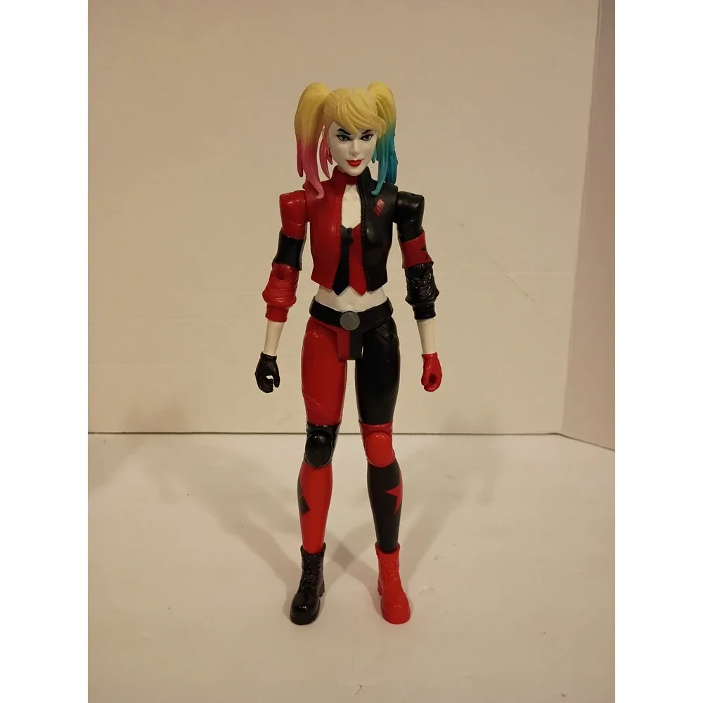 Mattel DC Comics Harley Quinn 12Inch Action Figure Red Black Suicide Squad Style
